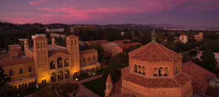 Photo of Royce Hall and Powell Library