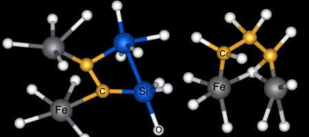 New simulations suggest that carbon (C) routinely bonded with iron (Fe), silicon (Si) and oxygen (O) deep within the magma ocean that covered Earth when it was young.