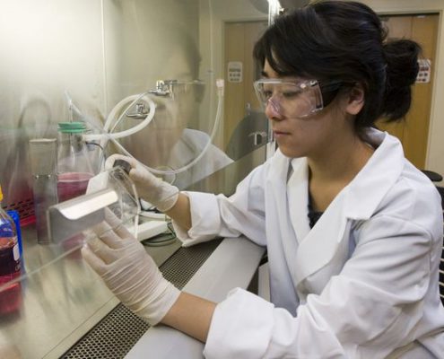 Researcher in UCLA Lab