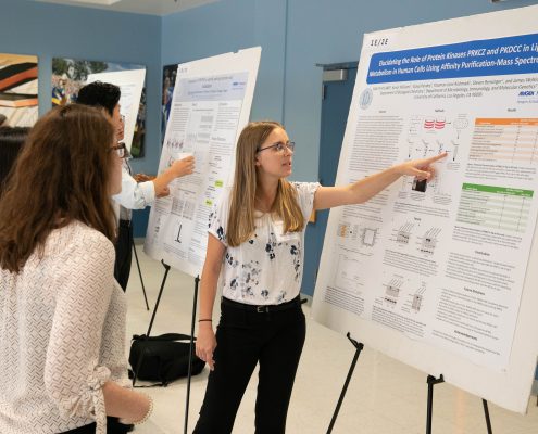 Students and Faculty at Amgen Scholars UCLA Poster Session