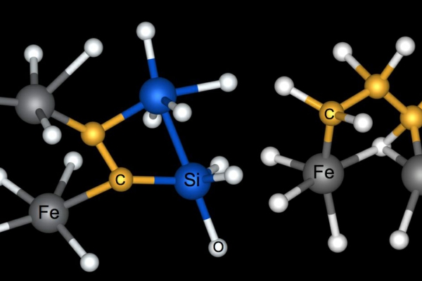 New simulations suggest that carbon (C) routinely bonded with iron (Fe), silicon (Si) and oxygen (O) deep within the magma ocean that covered Earth when it was young.