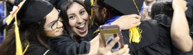 Graduates in Pauley Pavilion