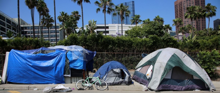 Predicting+and+Preventing+Homelessness+in+Los+Angeles541+(002)_2f79dc8f-099c-4300-bc68-f904a86f1848-prv Photograph of homeless tent encampment.