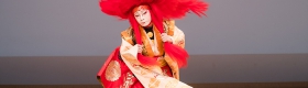 Image of Kabuki actor performing