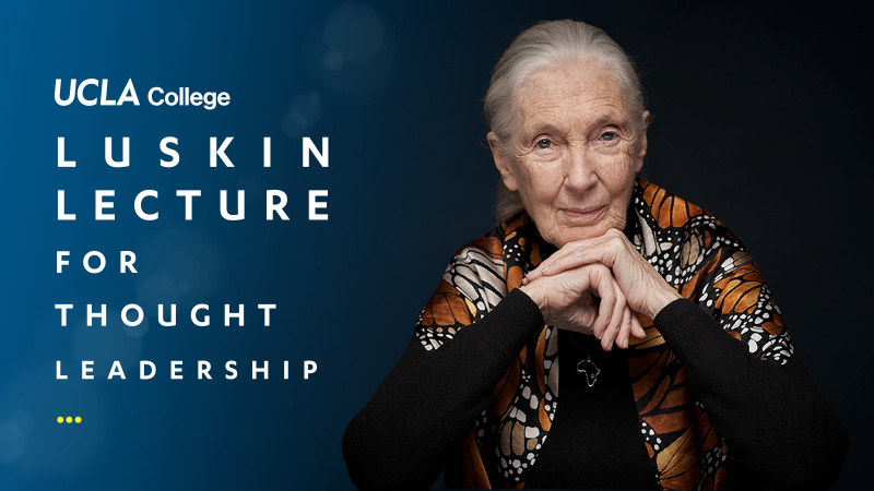 Image for Luskin Lecture featuring Jane Goodall