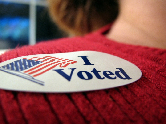 I+voted+sticker A photo of an I voted sticker.