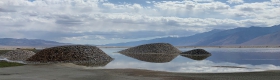 A photo of the Owens Valley lakebed.