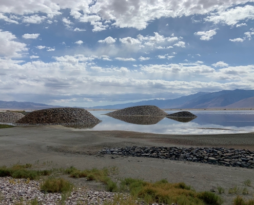 A photo of the Owens Valley lakebed.