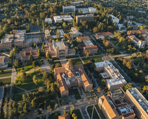 A photo of the UCLA campus.