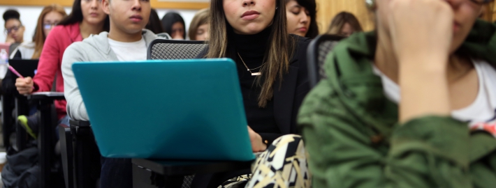 A photo of students during lecture.