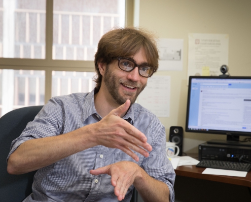 A photo of Assistant Professor Wesley Campbell, UCLA Physics & Astronomy