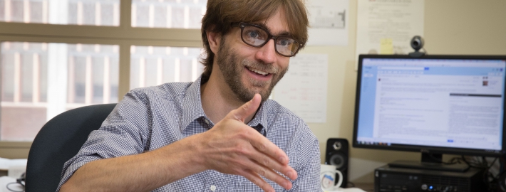 A photo of Assistant Professor Wesley Campbell, UCLA Physics & Astronomy