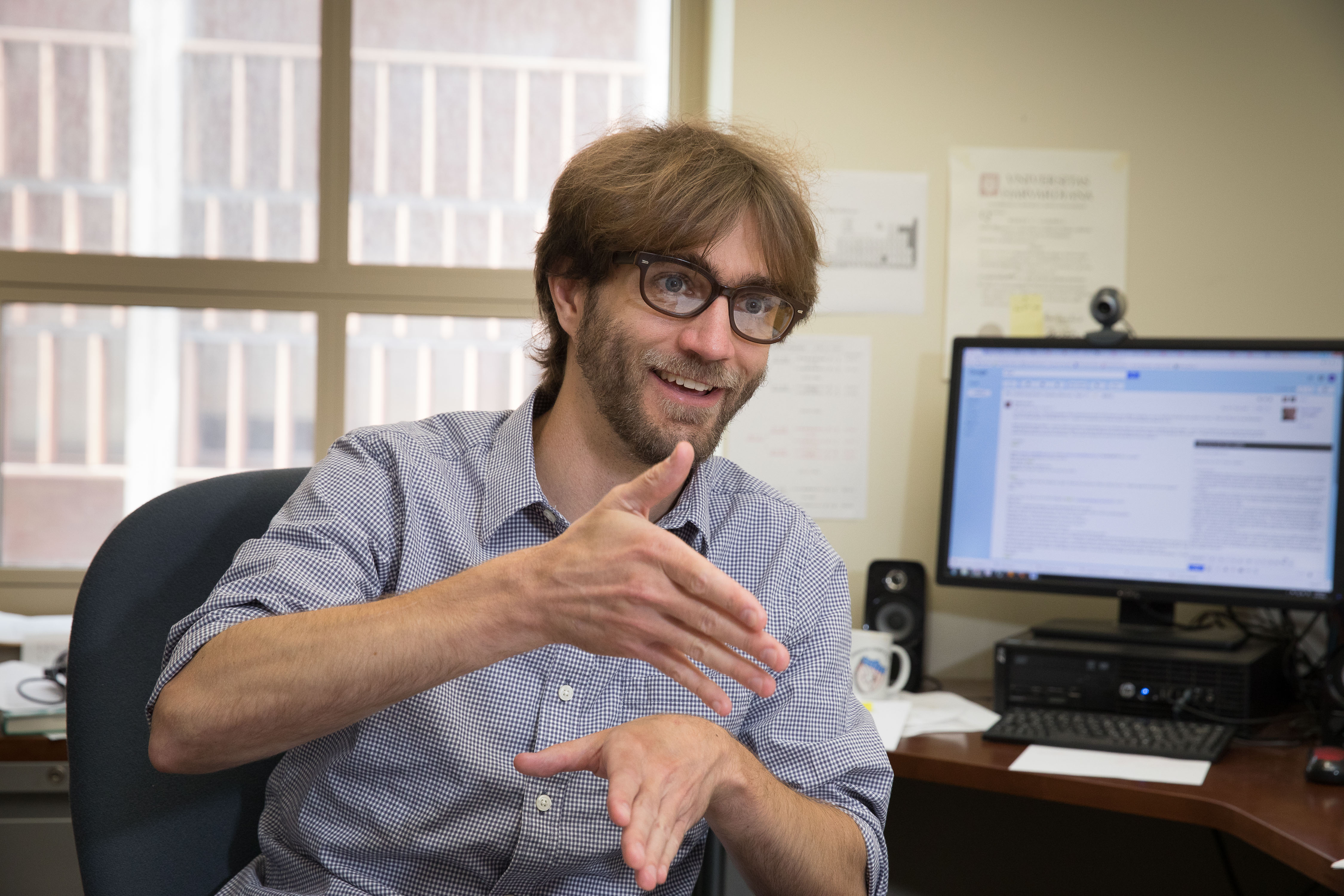 A photo of Assistant Professor Wesley Campbell, UCLA Physics & Astronomy