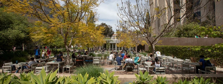 A photo of the UCLA Court of Sciences.