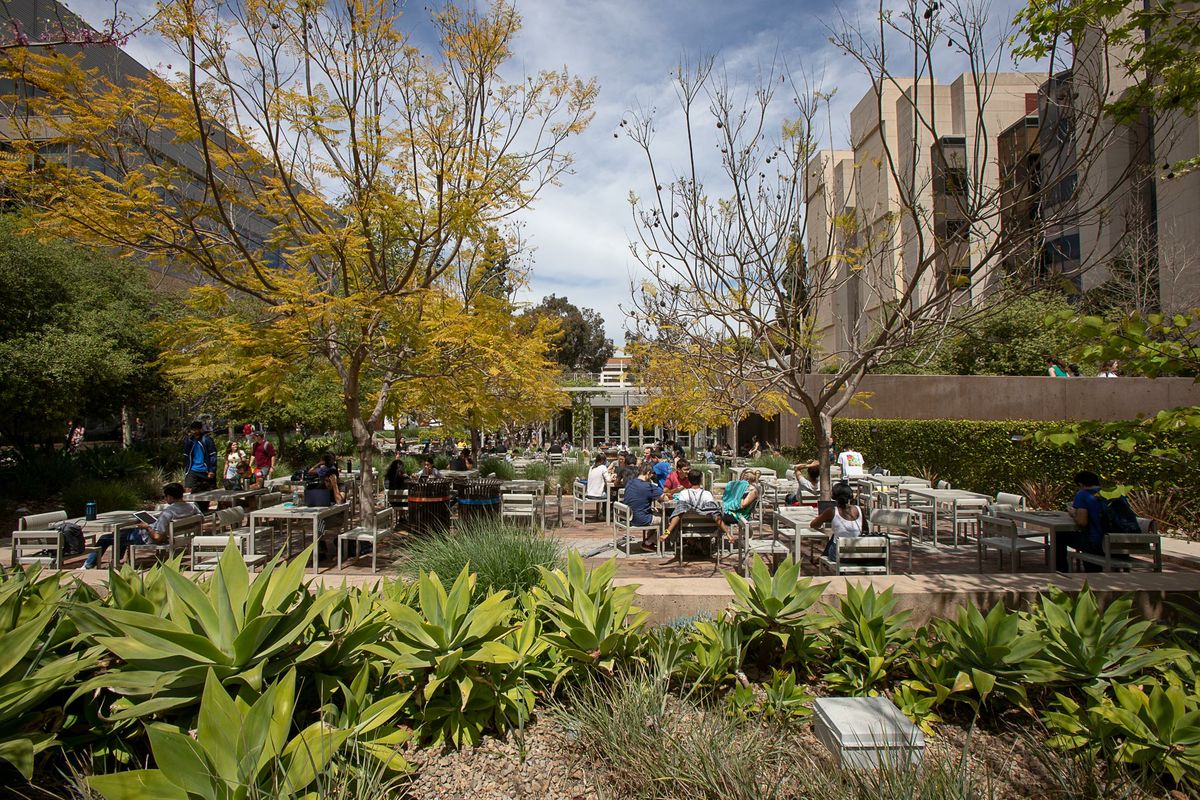 A photo of the UCLA Court of Sciences.