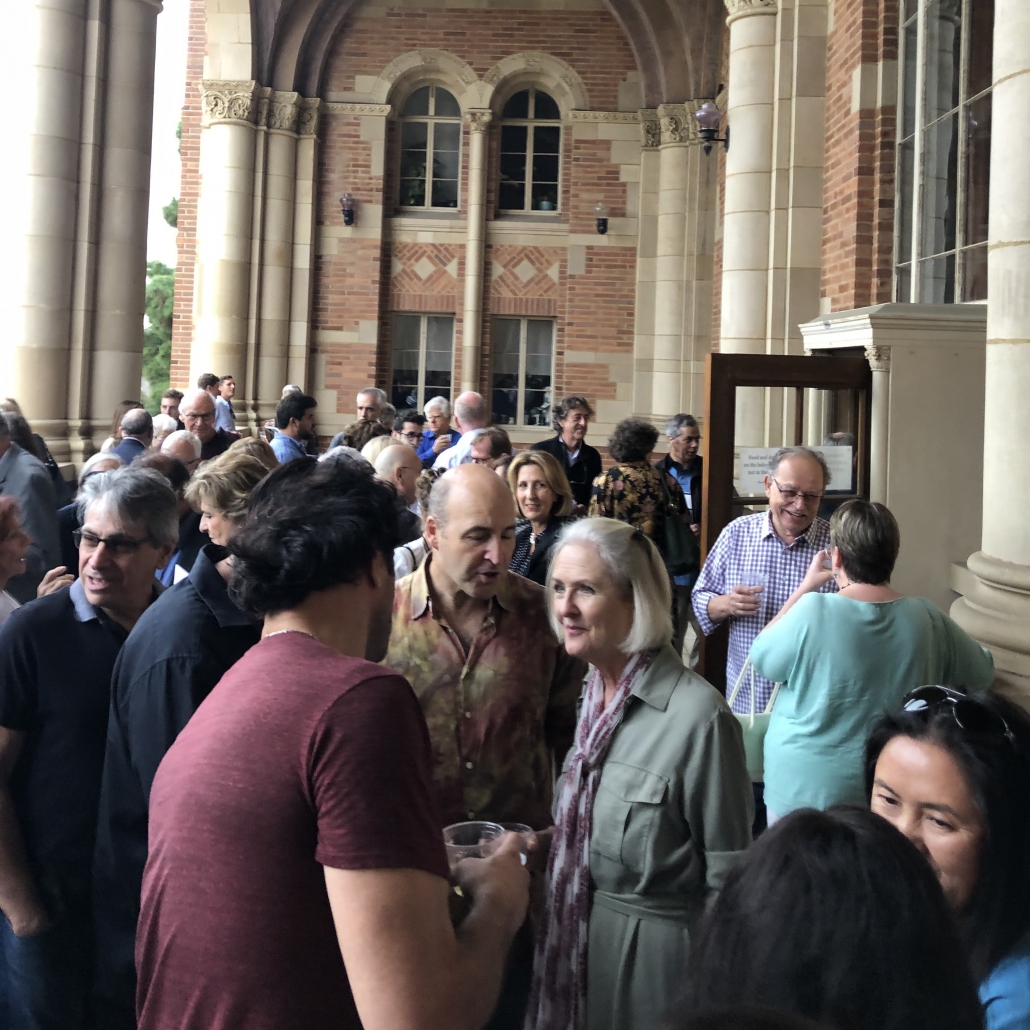 Photo of community members at Royce Hall.