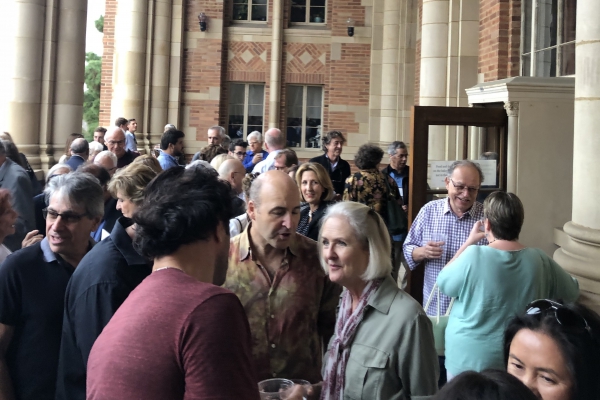 Photo of community members at Royce Hall.