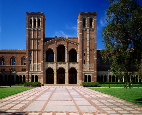 A photo of Royce Hall.