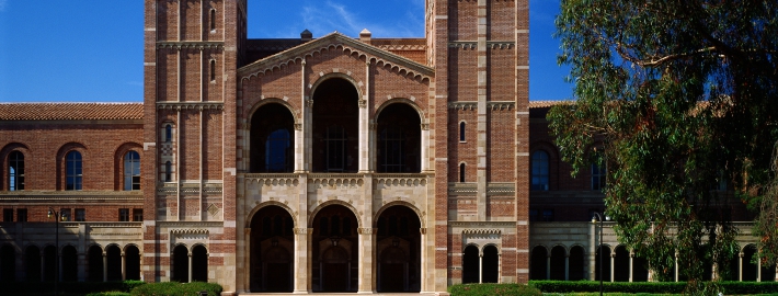 A photo of Royce Hall.