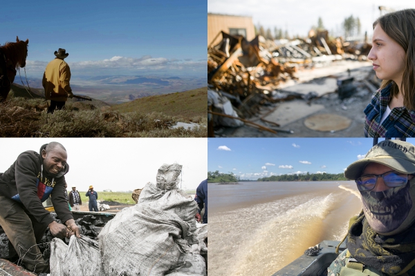 Images from the four episodes of Earth Focus