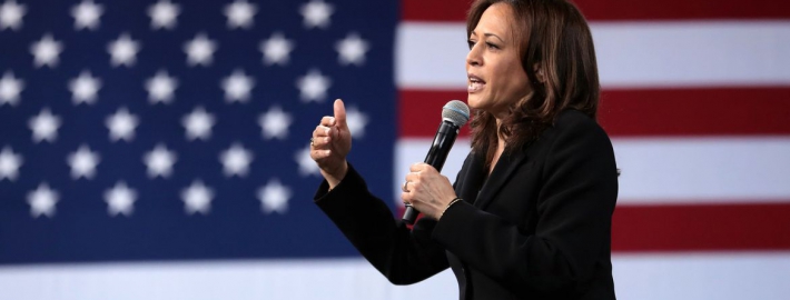 A photo of Kamala Harris.