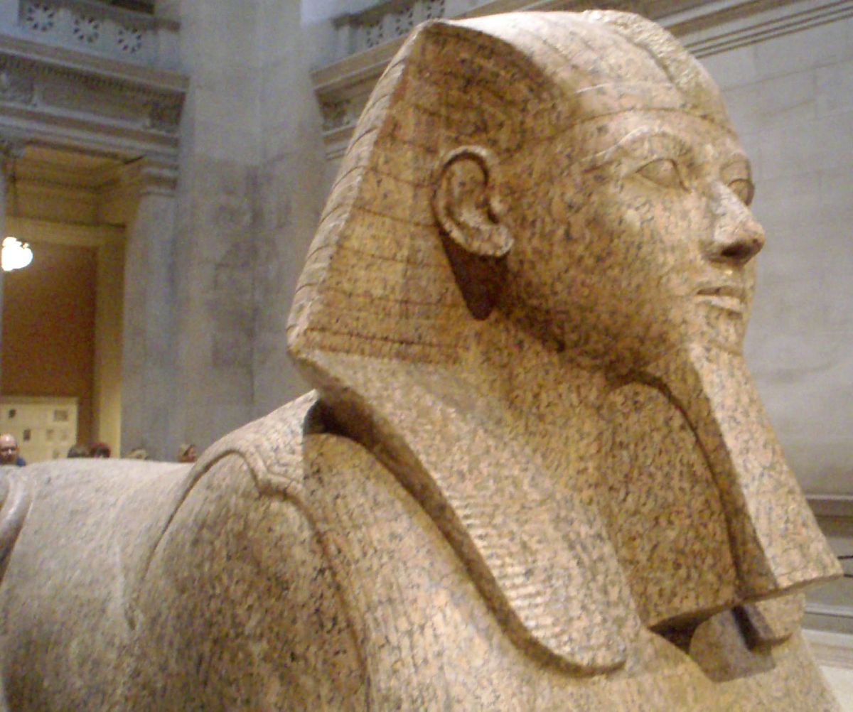 Image of Hatshepsut Collosal Granite Sphinx