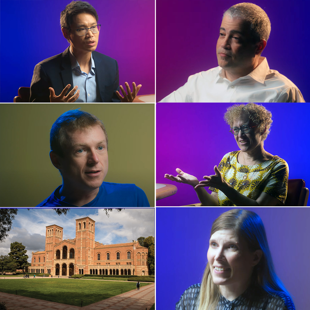 Image of the 2020 honorees from the UCLA College of UCLA’s distinguished teaching awards.