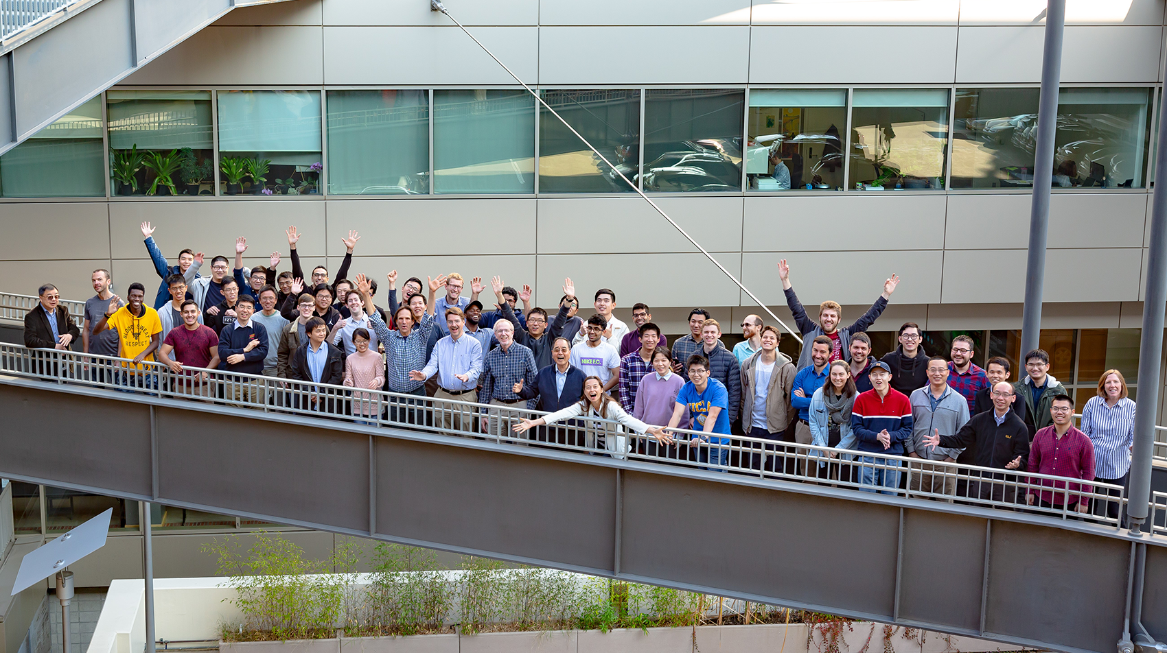 Image of Members of UCLA Quantum Innovation Hub at the CNSI Building