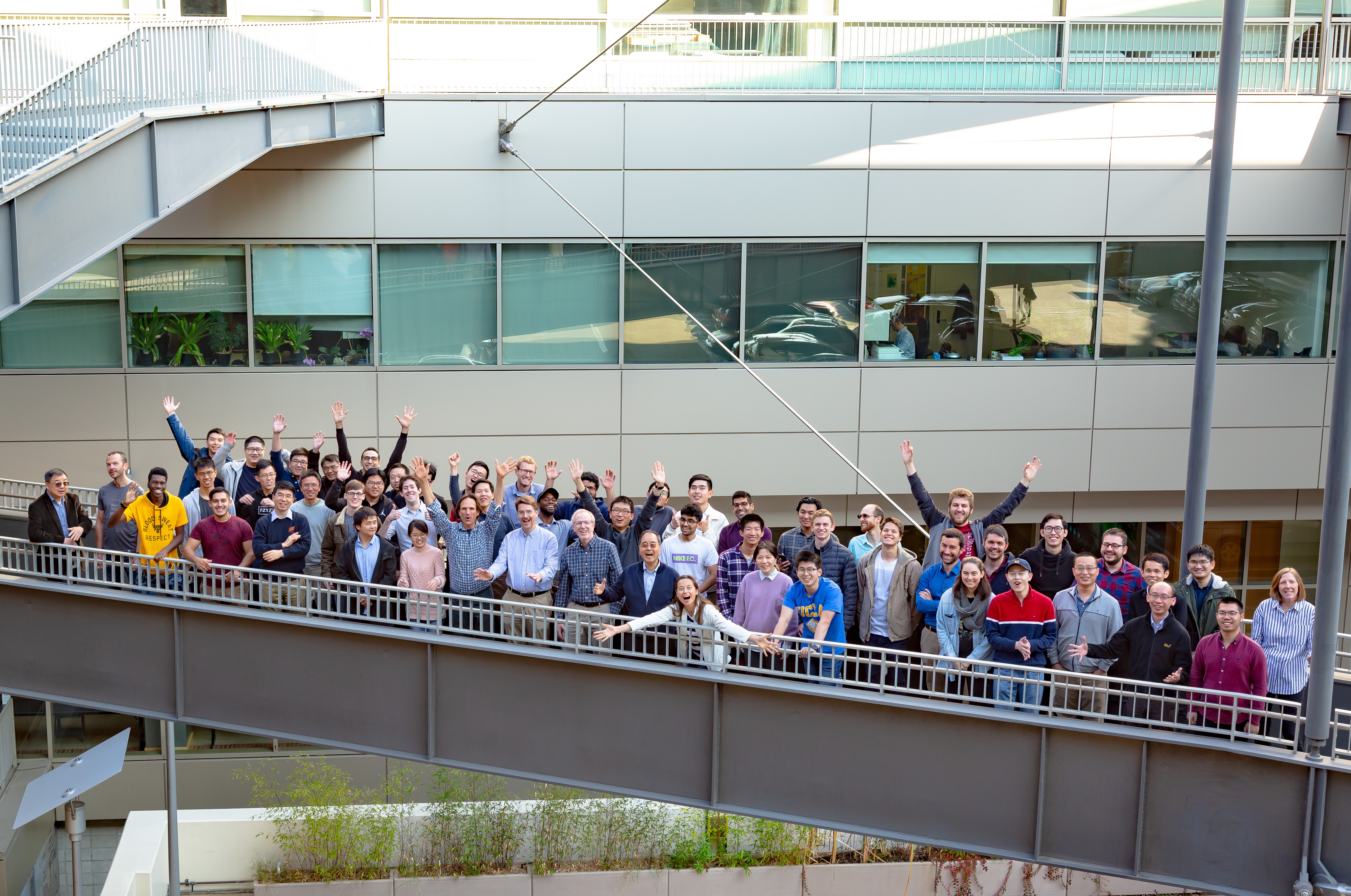 Image of Members of UCLA Quantum Innovation Hub at the CNSI Building