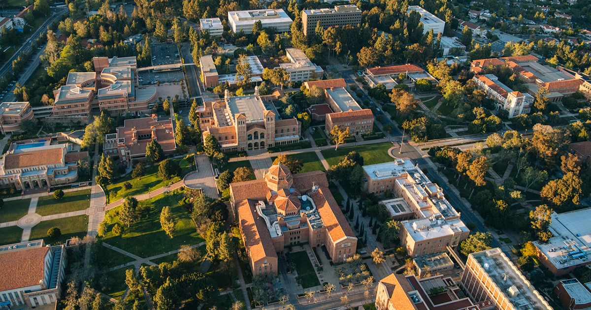 Image of UCLA campus aerial view