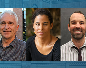 Image of three UCLA College professors who received Public Impact Research Awards