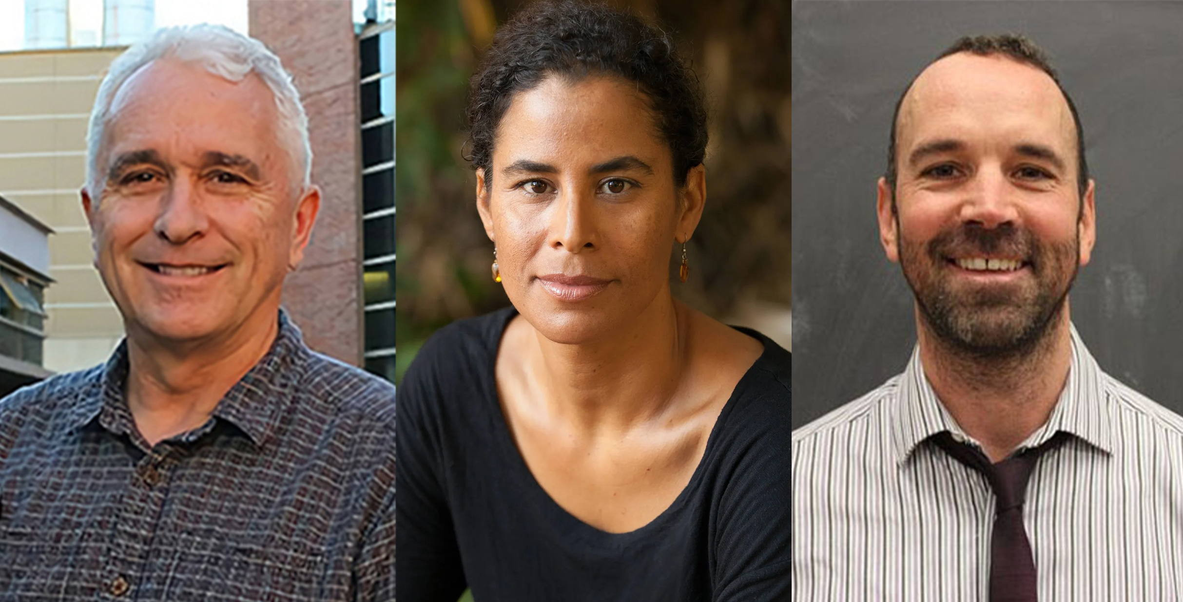 Image of three UCLA College professors who received Public Impact Research Awards