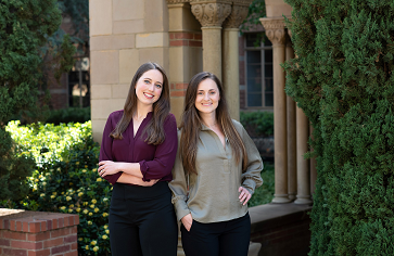 Portrait of Julia Yarrington and Lindsay Meredith