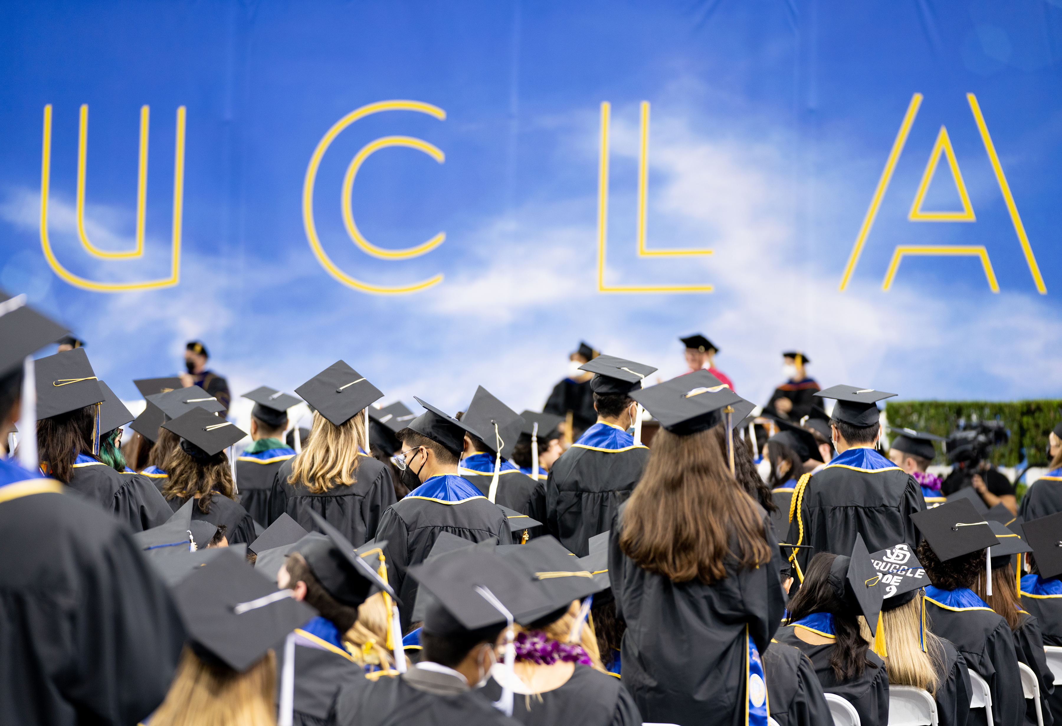 Image of UCLA students at graduation