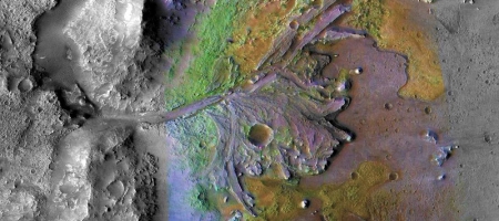 Image of Jezero crater delta