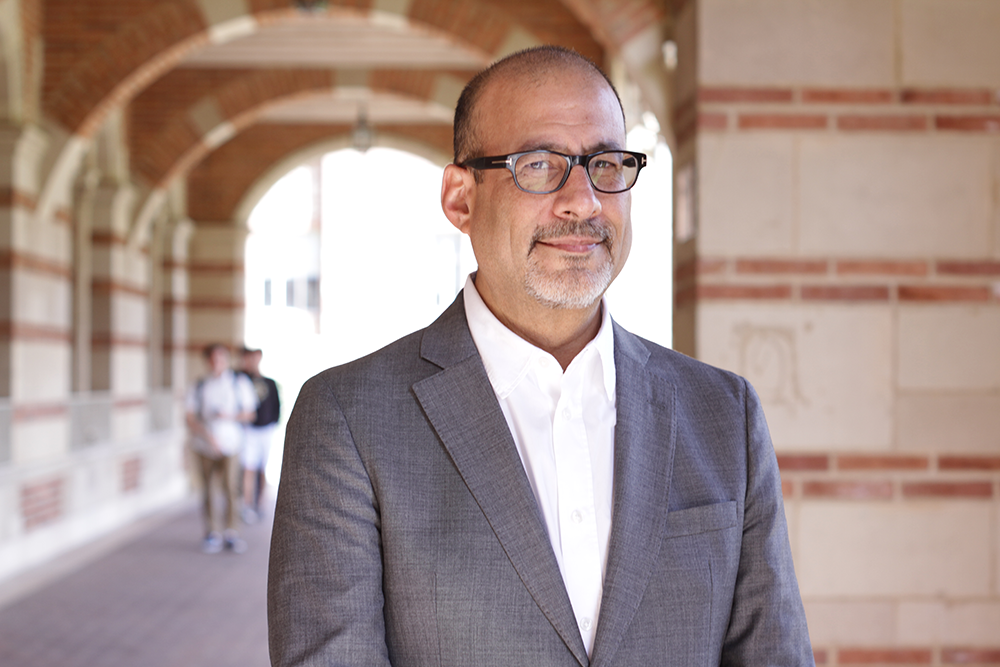 Portrait of Abel Valenzuela Jr. at Royce Hall