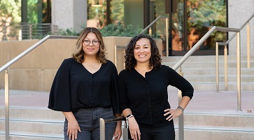 Yesenia Aguilar Silvan (left) and Lauren Ng