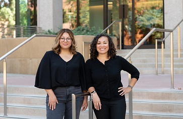 Yesenia Aguilar Silvan (left) and Lauren Ng