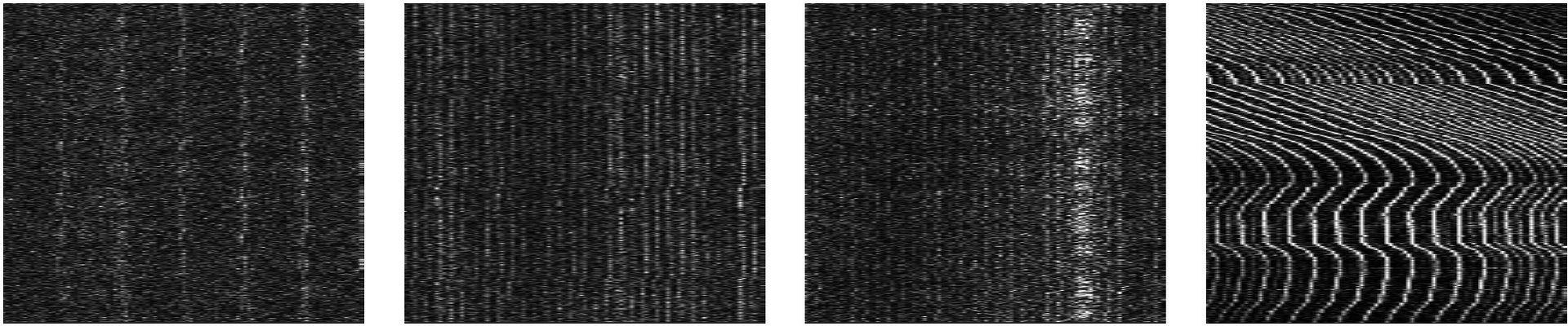 UCLA SETI - Examples of the radio signal images that participants will be asked to review.