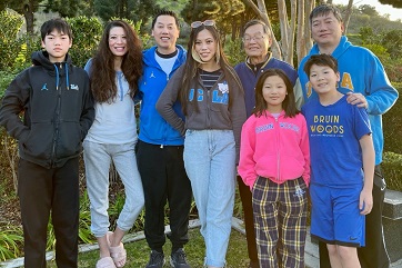 Megan Li and her family