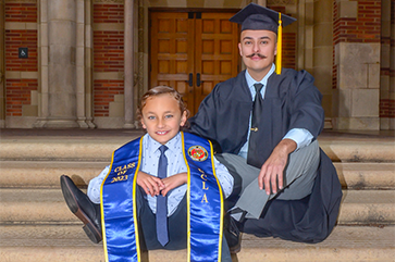 Eduardo Jacques Martinez and son Bryce