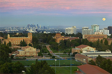 UCLA campus overhead view