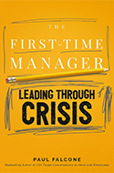 The First-Time Manager: Leading Through Crisis book cover