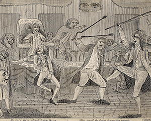 pugilists-363-241 Congressional Pugilists cartoon from the Kahn Collection