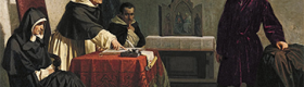 Cristiano Banti’s 1857 painting “Galileo Facing the Roman Inquisition.”