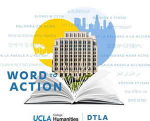 Word to Action" graphic with Trust Building rising out of the pages of a book
