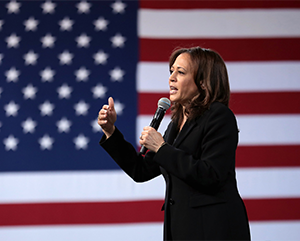 Kamala+Harris-363-241 Kamala Harris speaking with attendees at the 2019 National Forum on Wages and Working People hosted by the Center for the American Progress Action Fund and the SEIU at the Enclave in Las Vegas, Nevada.