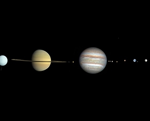 Solar+System+363-241 Image of solar system planets and their moons