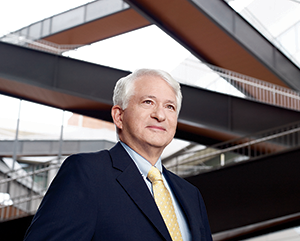 UCLA+Chancellor+Gene+Block-363-241 UCLA Chancellor Gene Block in a yellow tie.