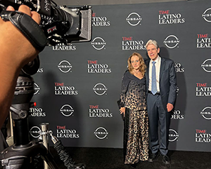 frenk-time-363-241 UCLA’s Chancellor-designate Julio Frenk (right) alongside his wife, Felicia Knaul (center), at Time magazine’s Latino leaders gala in Los Angeles on Oct. 24.